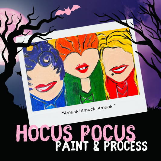 ✨ Paint & Process Hocus Pocus: A Spell-Binding Night of Creativity and Self-Discovery!🪄
